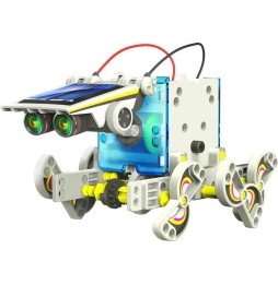 Vehicule și roboți solari 14in1 - set educativ