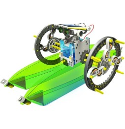 Vehicule și roboți solari 14in1 - set educativ