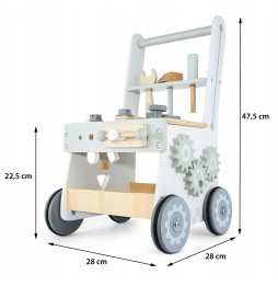 Wooden Educational Walker 3 in 1 for Kids