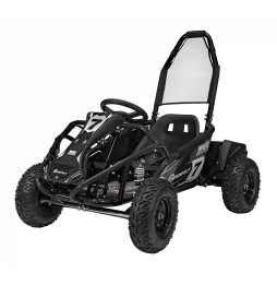 Black MUD MONSTER Vehicle - Durable Go-Kart