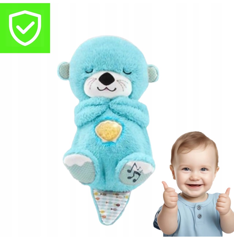 Breathable Otter Bear Plush for Infants