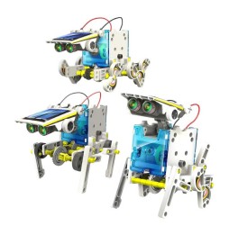 Vehicule și roboți solari 14in1 - set educativ