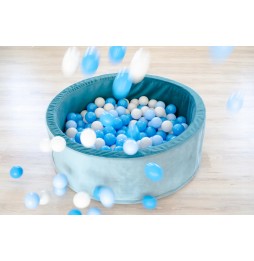 Baby Blue Ball Pit with 200 Balls