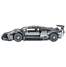 Building Blocks Sport Car Gray Set 1356 Pcs