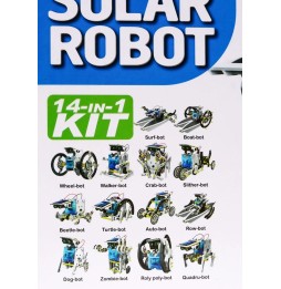 Pojazdy, roboty solarne 14w1 - konstruktor dla dzieci