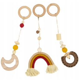 Hanging Toys for Educational Stand Set of 3