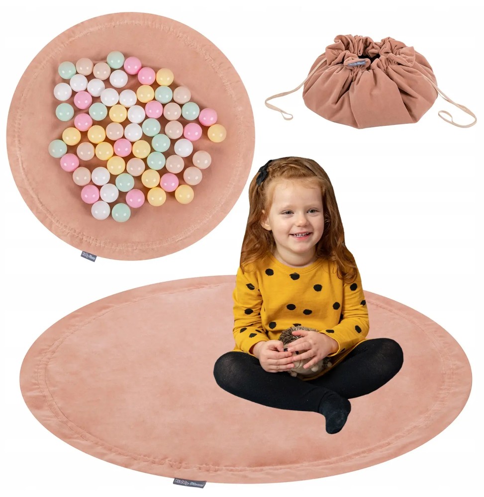 KiddyMoon Worek mata do zabawy z piłeczkami 7cm KiddyMoon Worek mata do zabawy z piłeczkami 7cm