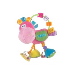 Playgro Pink Donkey Rattle for Babies