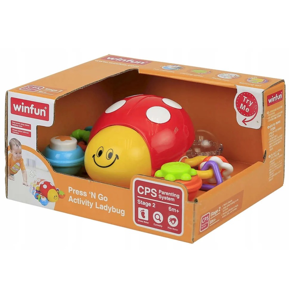 Interactive Ladybug Toy by Smily Play