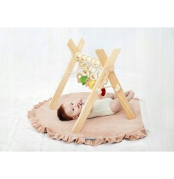 KiddyMoon BT-001 Wooden Gym Stand