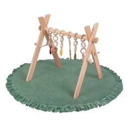 KiddyMoon BT-001 Wooden Gym Stand