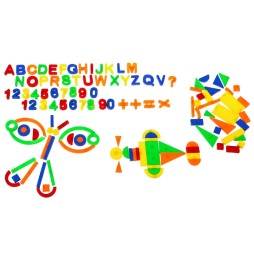 Educational Magnet Set for Kids 128 Pieces