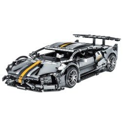 Building Blocks Sport Car Gray Set 1356 Pcs