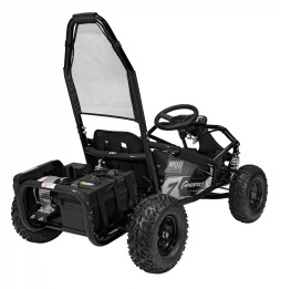 Black MUD MONSTER Vehicle - Durable Go-Kart