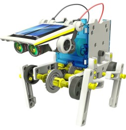 Vehicule și roboți solari 14in1 - set educativ