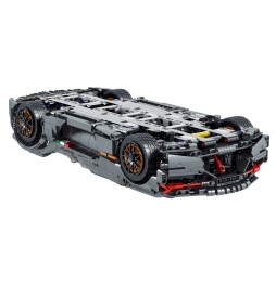 Sports Car Building Set Gray 1512 Pieces