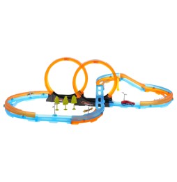 Race Track Fast Loop 28-Piece Set for Kids