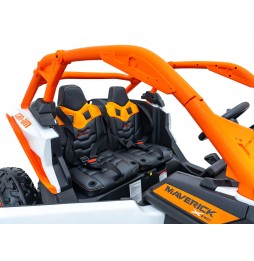 Vehicul buggy Maverick Turbo RR portocaliu pentru copii