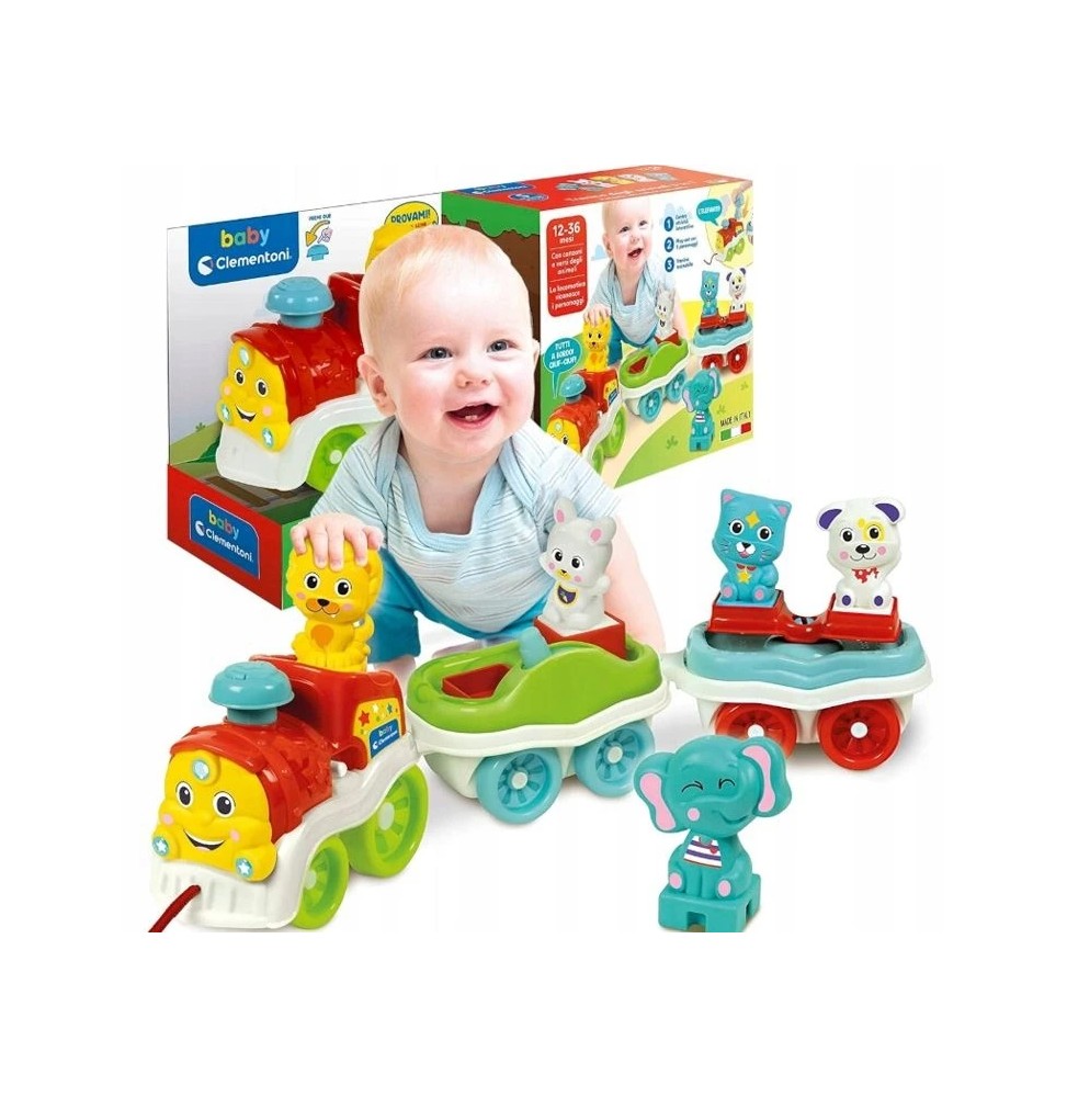 Train Toy with Animals for Little Ones