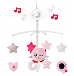 Crib Mobile with Music Box Pink Sun Baby