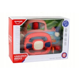 Interactive Pink Steering Wheel for Kids