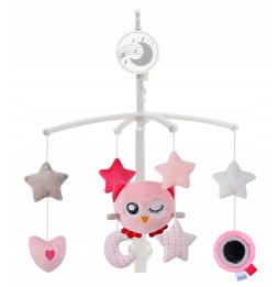 Crib Mobile with Music Box Pink Sun Baby