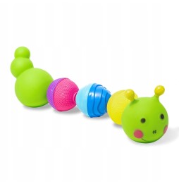 Sensory Caterpillar Blocks for Toddlers