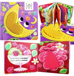 Sensory Touch Book About Fruits