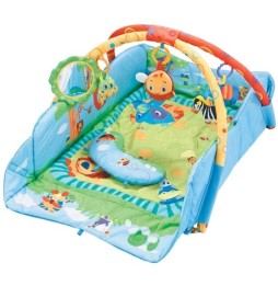 3-in-1 Safari Educational Play Mat for Kids