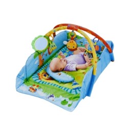 3-in-1 Safari Educational Play Mat for Kids