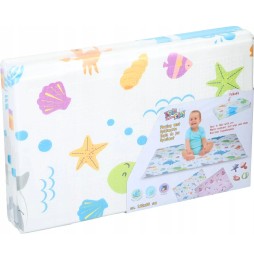 Ocean Blue Foam Mat for Kids 120x90