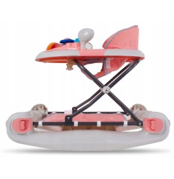 Interactive Baby Walker Pink and Gray