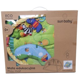 3-in-1 Safari Educational Play Mat for Kids