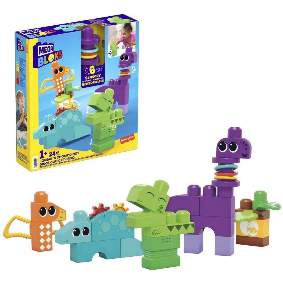 Sensory Dinosaur Building Blocks Toy for Kids