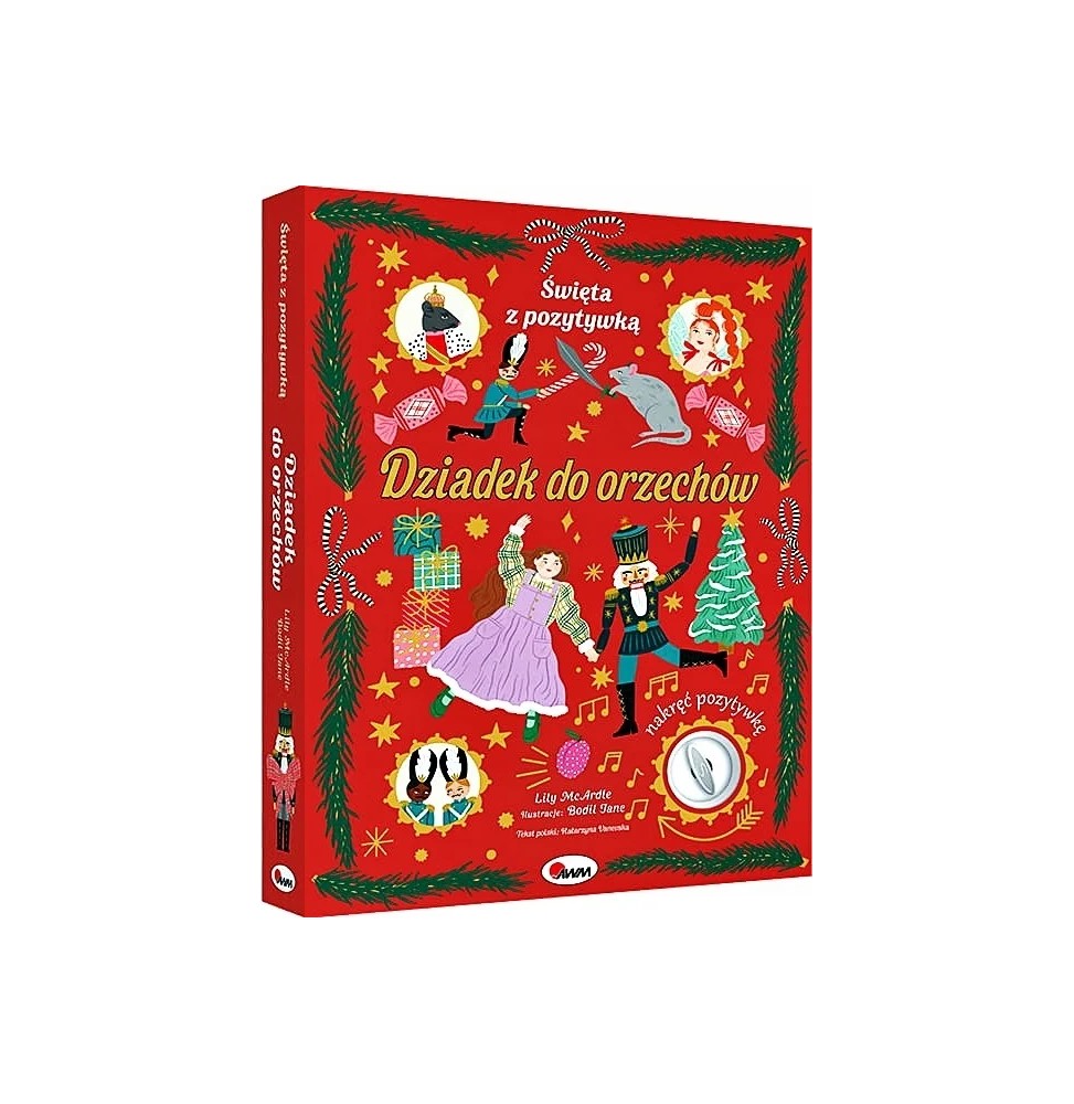 Nutcracker Book with Music Box