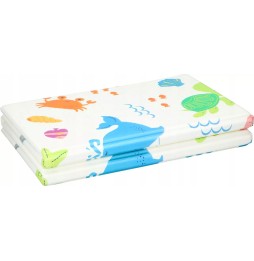 Ocean Blue Foam Mat for Kids 120x90