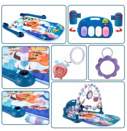 Educational Play Mat for Infants with Piano