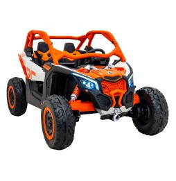 Vehicul buggy Maverick Turbo RR portocaliu pentru copii