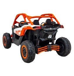 Vehicul buggy Maverick Turbo RR portocaliu pentru copii