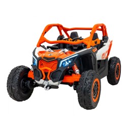 Vehicul buggy Maverick Turbo RR portocaliu pentru copii