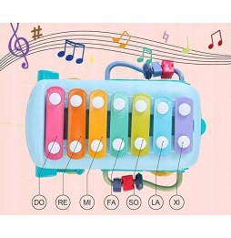 Interactive Bus Shape Sorter with Xylophone