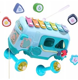 Interactive Bus Shape Sorter with Xylophone