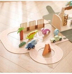 Wooden Dinosaur Toys - Educational Set