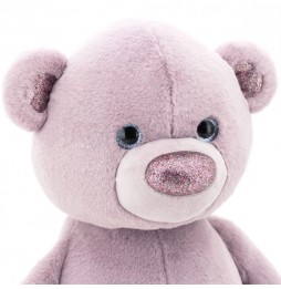 Fluffy Cuddle Toy - Lilac Bear 22cm