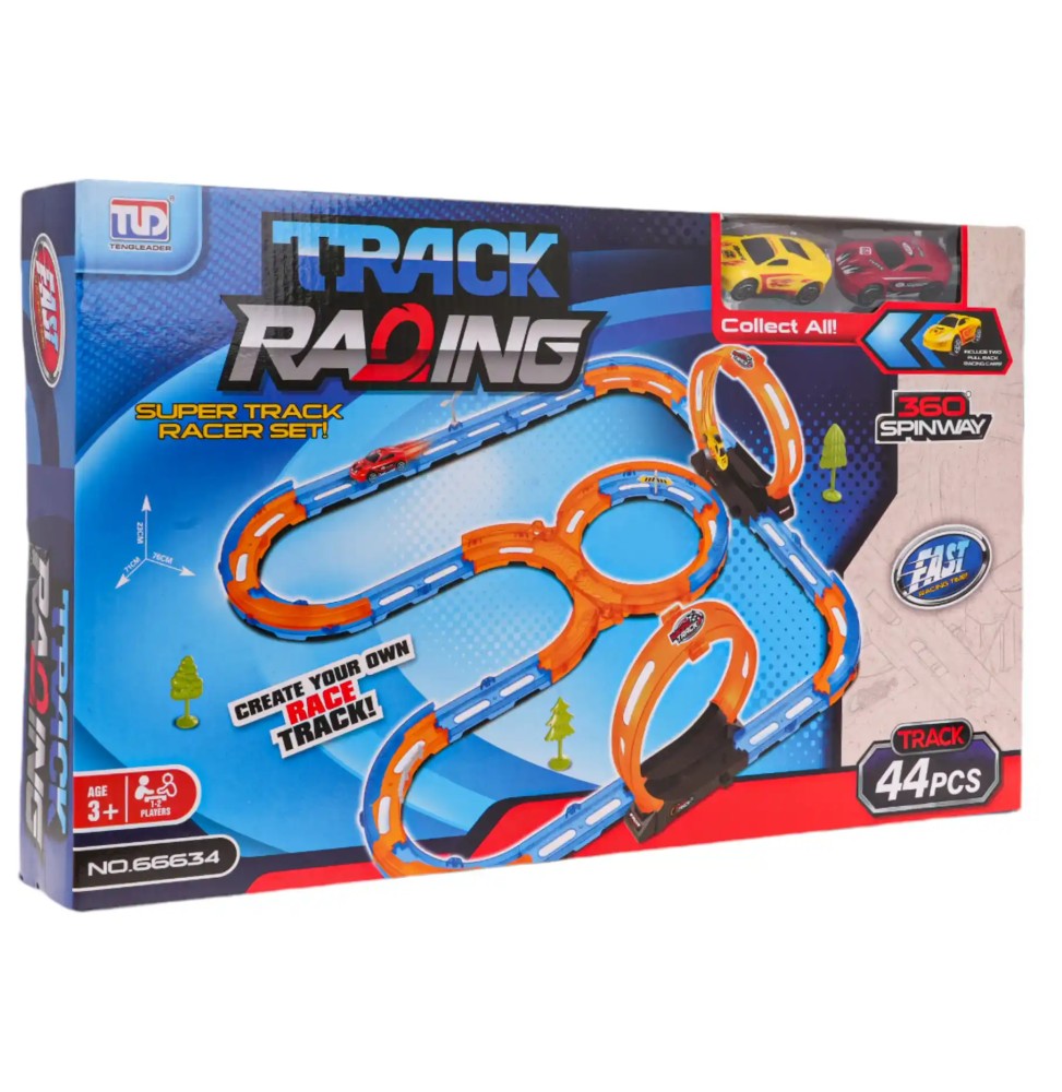 Kids Race Track with 360-Degree Loops