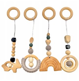 Set of 4 Educational Hanging Toys