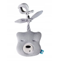 Gray Mini Hanging Cuddle Bear