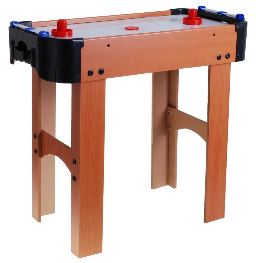 Cymbergaj pentru copii air hockey cu aspect de lemn