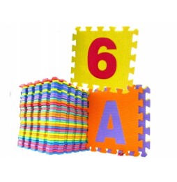 Puzzle piankowe edukacyjne XXL 36szt
