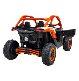 Vehicul buggy Maverick Turbo RR portocaliu pentru copii